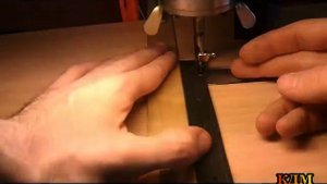 Как прошить ремень на обувной машинке Версаль. КДМ Булат.