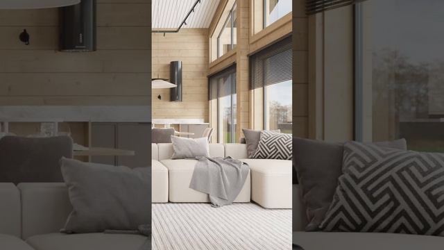 Проект интерьера уютной кухни-гостиной ? смотреть онлайн