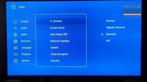 HCFR GIEC BDP-G5800 Menus