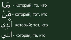 Имя существительное в Арабском языке. (Исм).