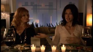 Jenny Has Dinner With Marina And Francesca - The L Word 1x10 Scene