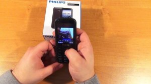 Philips Xenium E160 обзор