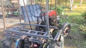 Минитрактор из мотоблока 4х4 часть 6 mini tractor