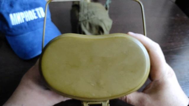 Армейский котелок и фляга времён СССР смотреть онлайн