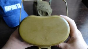 Армейский котелок и фляга времён СССР