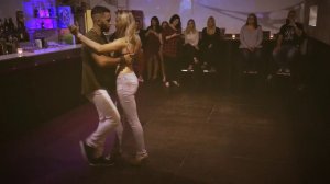 кизомбо EL Cruz & Nadège KB   Urban Kiz demo @ 100% Kizomba Made In Luxembourg Festival