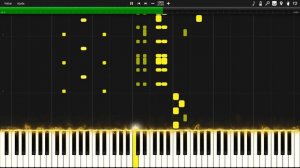 The Simpsons Intro Synthesia Piano Tutorial