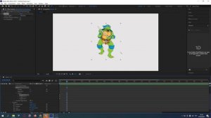 Анимация PNG картинки при помощи инструмента Puppet Pin Tool в After Effects