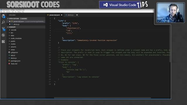 VSCode Tips #1 | Code Snippets