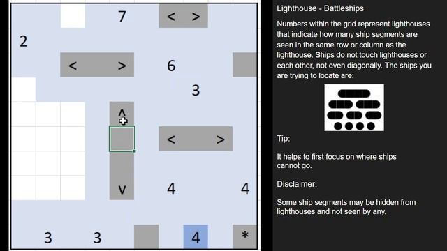 Solving a Lighthouse & Battleships Puzzle смотреть онлайн