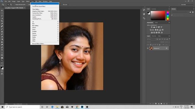 How to Create Oil Painting in Photoshop  In Telugu By Lokesh Tech