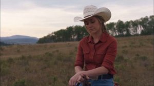 Heartland S17ep9 Nathan and Amy Scene in the field