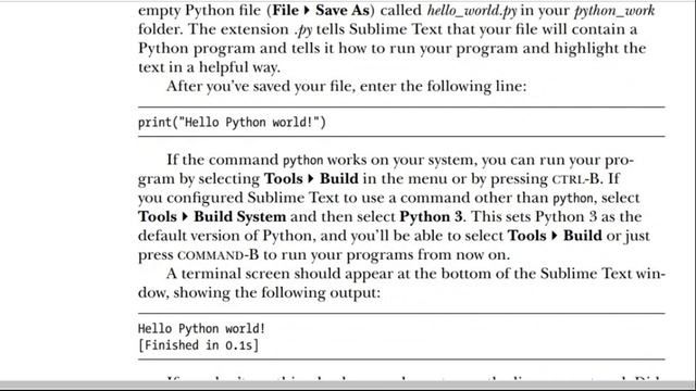 Getting Started With Python Crash Course