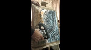 VENETIAN PLASTER STUCCO Имитация Оникс из Венецианской штукатурки