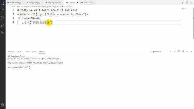 IF ELSE STATEMENT IN PYTHON | PYTHON TUTORIAL  |  #AlokRaja    #21 #tiktokgirls #trending