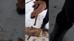 Сравнительный тест двух финских топоров от УРМ «Аника» и реставрированного Billnas