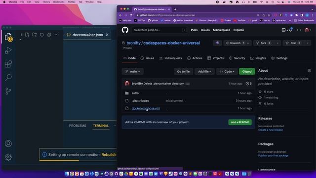 Remote Development Environments VS Code Containers and Github Codespaces