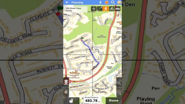 Satmap Xplorer GPS - Modifying a Route