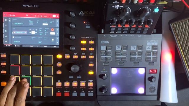 AKAI MPC ONE - 210 Finding a groove building tracks  beats wmidi MPC MPC_ONE DJ_SharpMC_LIV