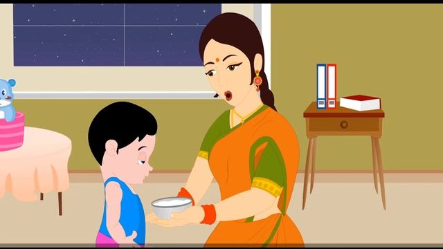 Лунный Дядя ("Chanda mama door ke") Перевод детской индийской песни колыбельной Студия "ДоброНотки