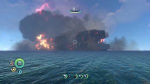 Subnautica XBOX ONE Взрыв на Авроре.