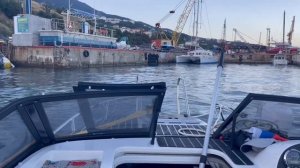 Прогулка на катере #феникс560#подъём катера, промывка мотора Ялта -Алушта Сатера,#черноеморе