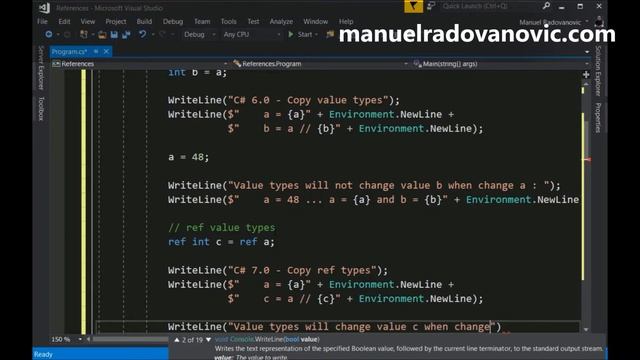 What's new in C# 7.0 - #6. Referencing Variables, Return and Arrays