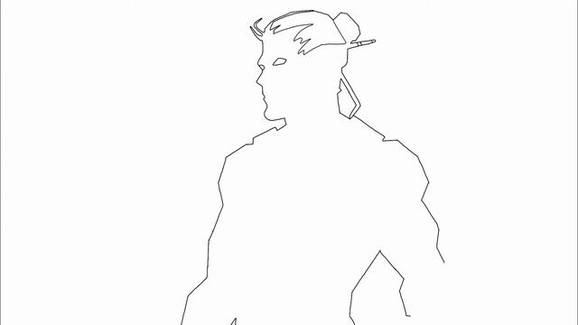 как нарисовать Тень из Shadow Fight 2 за 3 минуты. смотреть онлайн