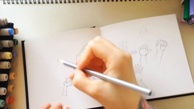 Как же рисовать эти чёртовы руки | Скетчбук для набросков смотреть онлайн
