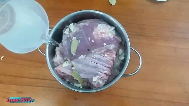 Простой способ копчения сала.