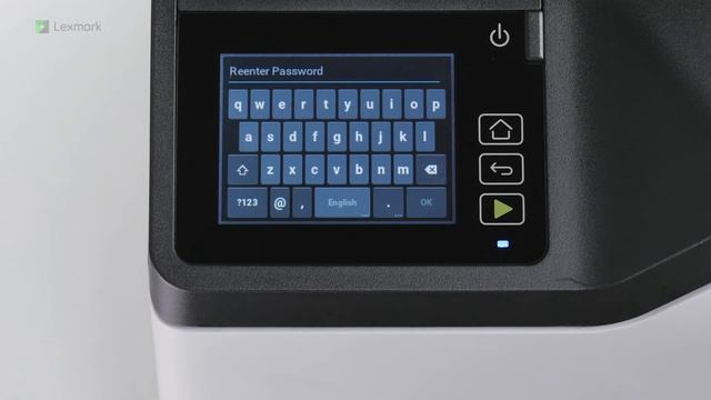 Lexmark—Configuring the printer using the initial setup wizard