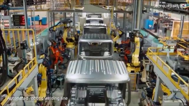 Завод коммерческой техники Hyundai в Джон Джу Южная Корея 2015 смотреть онлайн