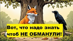 Крылов Басня Ворона и сыр