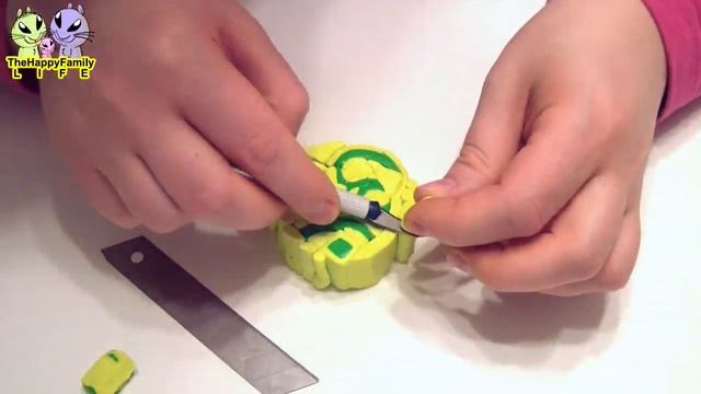 Полимерная глина - Колбаска "ОМ" в технике "Миллефиори" / Polymer clay cane technique