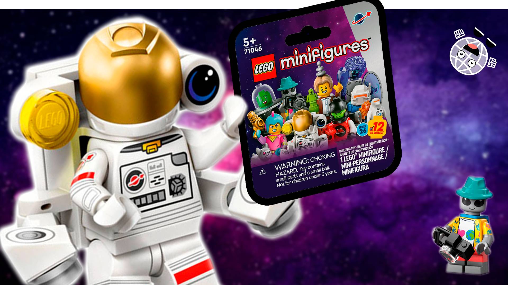 🌠 А где Илон МАск? Лего минифигурки 26 серия LEGO Minifigures 71046 космос