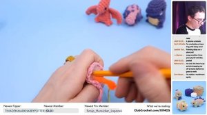 Designing a New Crocheted Dinosaur Amigurumi - Live Crochet Along