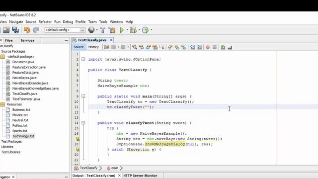Java Projects with Source Code || Text Classification using Naive Bayes  || Machine Learning