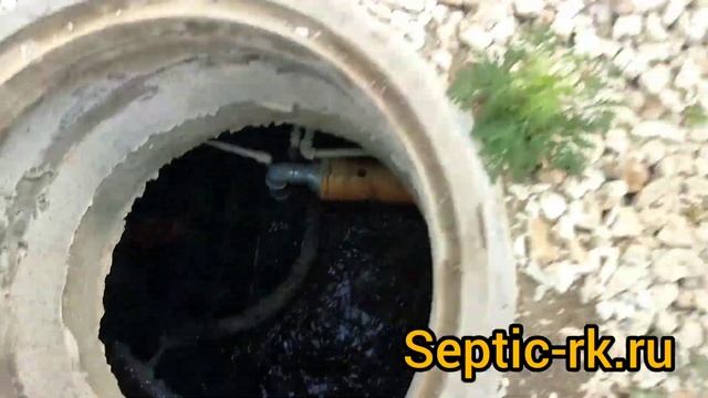 Наша работа: Септик с аэрацией из бетонных колец своими руками. Полгода в работе. смотреть онлайн