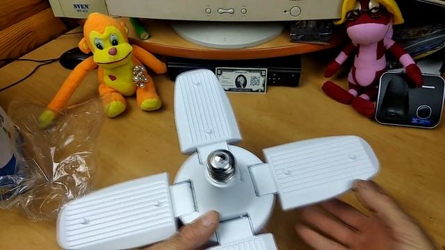 Светодиодная "космическая" лампа заменяющая люстру с aliexpress. смотреть онлайн