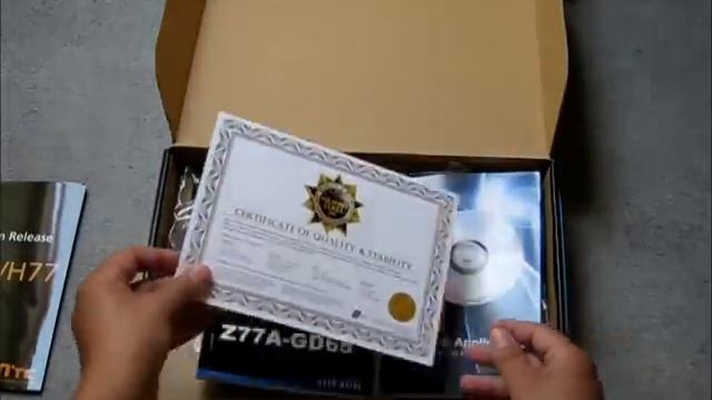 Unboxing Intel Core i5-3570K a MSI Z77A-GD65 смотреть онлайн