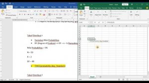 Cara Menentukan T tabel dan F tabel Mudah Dengan Excel