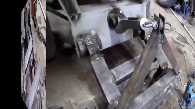 Самодельный трактор "Дачник 4х4". Делаем заднюю навеску. смотреть онлайн