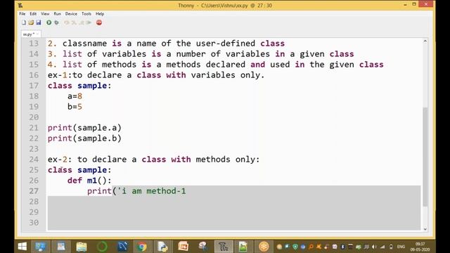Python Class | Python Classes | Create a Class in Python | Python tutorials for beginners