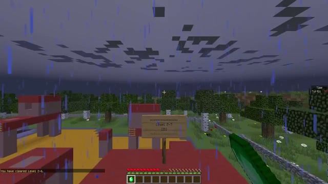 Слишком тёмный лес и лаборатория! Lux parkour map, Minecraft паркур карта