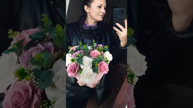 Шикарный букет из мыльных роз/Мыльные розы