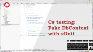 Fake DbContext with xUnit