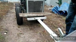 Жёсткая сцепка для мини трактора.