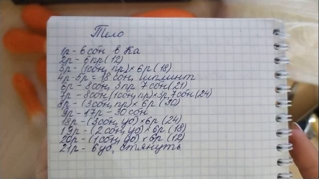 Вязаный Тигренок Часть 3