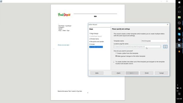 Templates and Wizards | LibreOffice Writer Tutorial смотреть онлайн