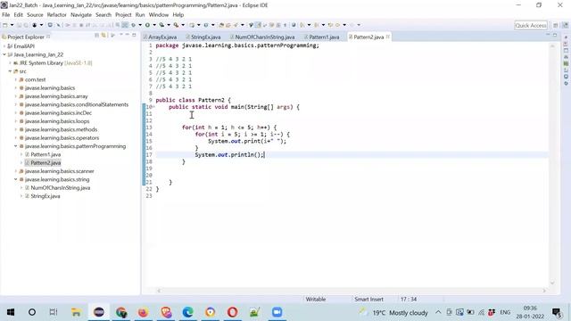 Java Tutorials for Beginners | Pattern Programming in Java | Part1 | Chapter#16 | Core Java